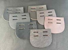 Schwarz oder Braun Sattel Englisch Leder Gurt Schnallenschutz 3 Schlitz BB2