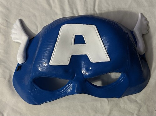 Captain America Adult Vinyl 1/4 Mask. Disguise, Inc. #19069