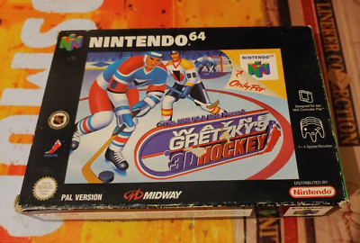 Wayne Gretzky´s 3D Hockey (1994) Nintendo 64 N64 (Modul Manual Box) works CIB