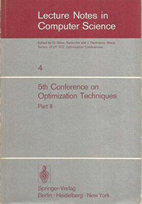 Fünfte Konferenz über Optimierungstechniken. Teil II