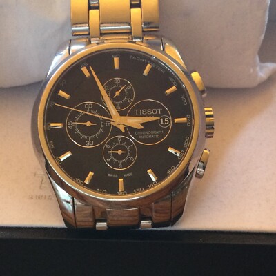 TISSOT Couturier  Valjoux Men s Automatic Chronograph Watch T035627A Swiss Made