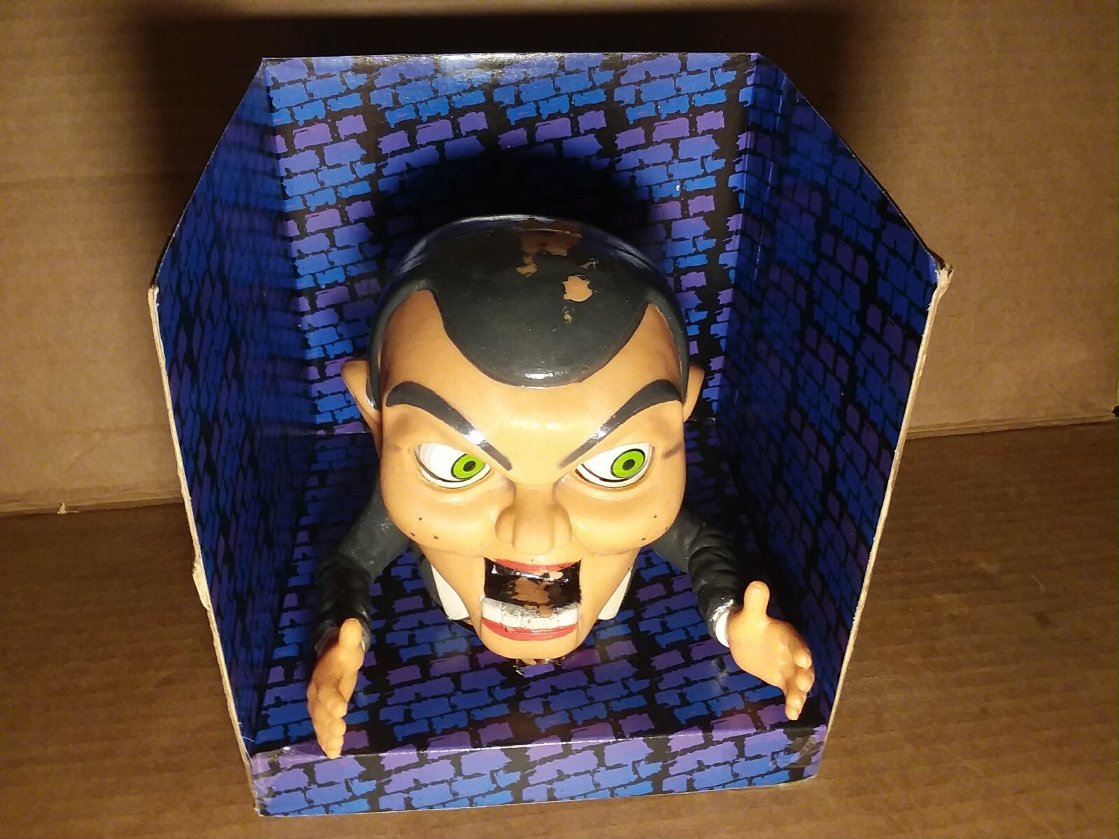Very rare vintage 1996 Goosebumps Giant Freaky Faces Slappy rubber hand
