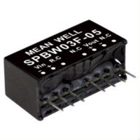 Meanwell SPBW03G-15, Dc Dc-Wandler, 18-75V:+15V 200Ma 3W