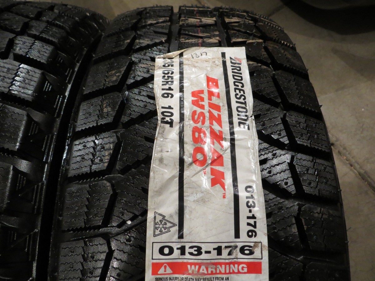NEW 2 TWO BRIDGESTONE BLIZZAK WS80 235/65R16 103T SNOW 013-176 235