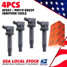 4Pcs Ignition Coil For Toyota Corolla Celica Chevy Prizm Pontiac Vibe 1.8L UF247