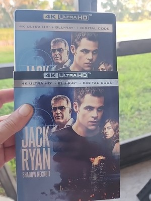 Jack Ryan: Shadow Recruit (4K Ultra HD, Blu-ray, No Digital, With Slipcover2014)