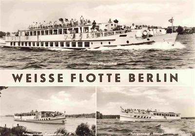 Schiffe Ships Navires Weisse Flotte Berlin 