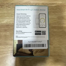 Smart Light Switch TP-Link Kasa HS220 Smart Wi-Fi Light Switch - White -