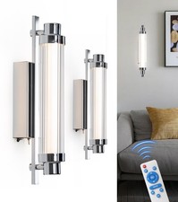 Battery Operated Wall Sconce Set of 2 12000mAh Rechargeable Battery Powered W...