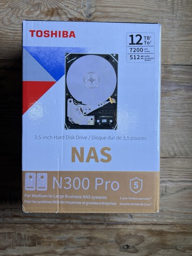 New ListingToshiba N300 Pro 12TB NAS Drive SATA 3 6Gb/s 7200RPM 512MB Cache *BRAND NEW*