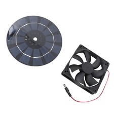 New 10W Solar Powered Exhaust Fan Monocrystalline Silicon Solar Panel Fan