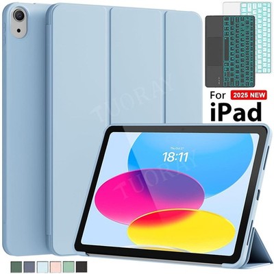 Für iPad 10th/11th Generation A16 2025 Hülle Touchpad Beleuchtete Tastatur Maus