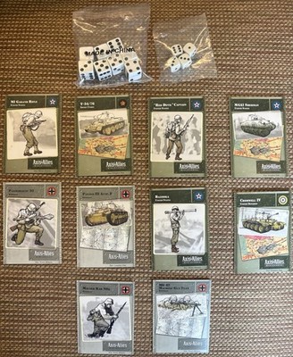 Axis & Allies Card Set w/ Dice- (NEW)
