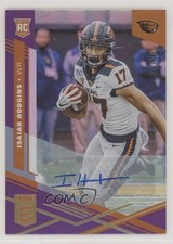 2020 Chronicles Draft Picks Purple Signatures 4/25 Isaiah Hodgins #18 Auto a8r