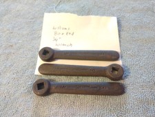 VTG Williams Box End 1/4" Wrench Lot Of 3 Made In USA