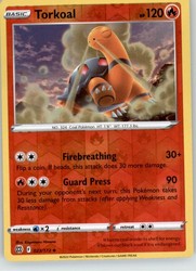 Torkoal 023/172 Reverse Holo Brilliant Stars