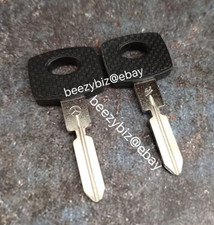 Blank Key Uncut Vtg Huf Mercedes Benz W107 W1...