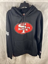 San Francisco 49ers Ultra Game Black Hoodie Men  s Size Large NWT