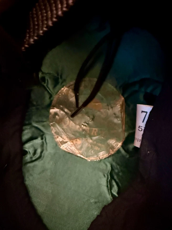 Reithelm Reitkappe EQUIPAR Gr. 57 schwarz Samt wie NEU! - Bild 4 von 4