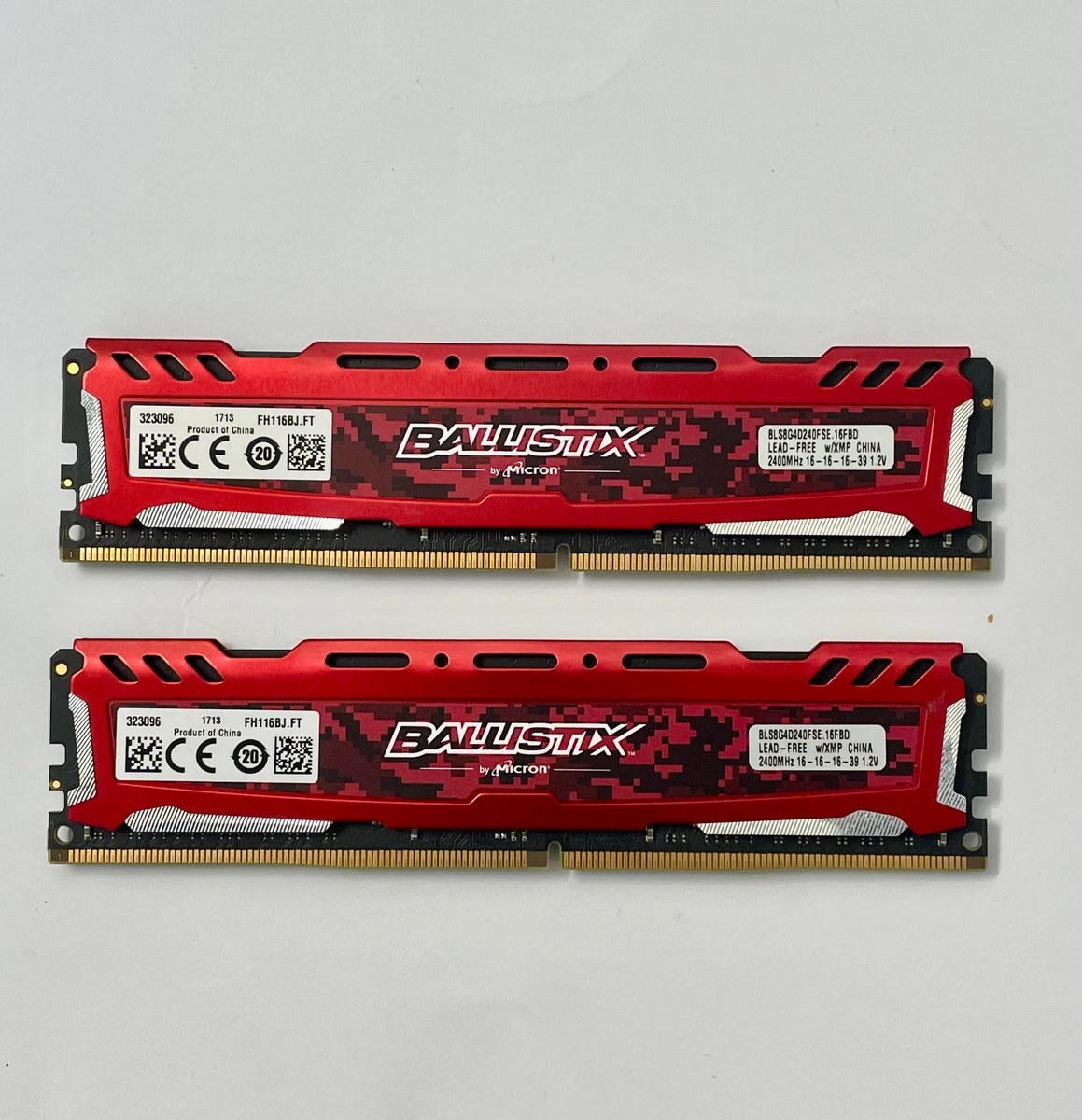 DDR4 SDRAM Ballistix 16 GB Capacity per Module Memory (RAM) for