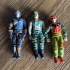 GI Joe 1980s Action Figure Lot of 3 Vintage Hasbro