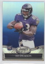 2010 Bowman Sterling Blue Refractor 39/99 Ed Dickson #28 1i0