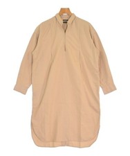 NOMBRE IMPAIR Shirt Dresses BrownxGreen(Stripe Pattern) F 2200589848040