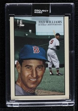 2020 Topps Project 2020 1954 Topps /41407 Ted Williams Oldmanalan #90 HOF