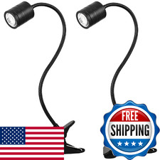 ZRPSSGE LED Aquarium Light, 4W Clip-on Fish Tank Lamp, 3 Colors, 17.8 Inch Flexi