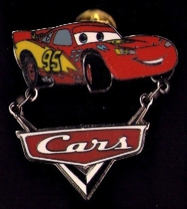 Disney LIGHTNING MCQUEEN LE 500 FREE SHIPPING pin