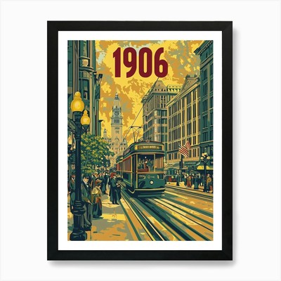Aihrgdesign A Retro Reiseposter O gerahmtes Wandbild Poster Leinwanddruck Bild