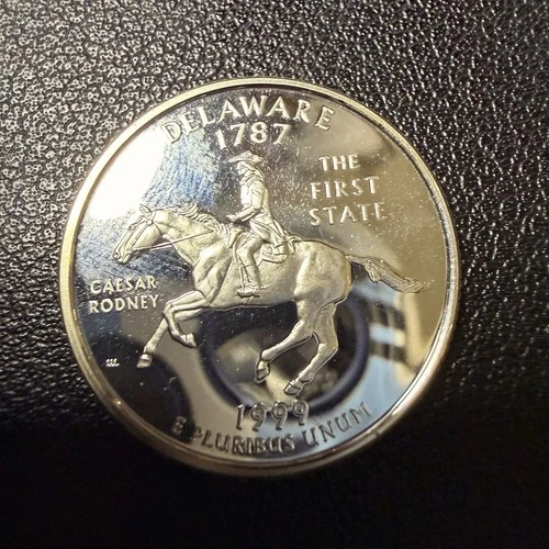 1999-S Washington State Quarter 90% Silver Proof Delaware  G9586