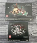 LEGO Star Wars 75330 Dagobah Jedi Training Diorama 75329 Death Star Trench Run