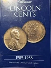 1909-1958 Lincoln Cent Album 🔥 50/140 Coins 💥35%+Complete.
