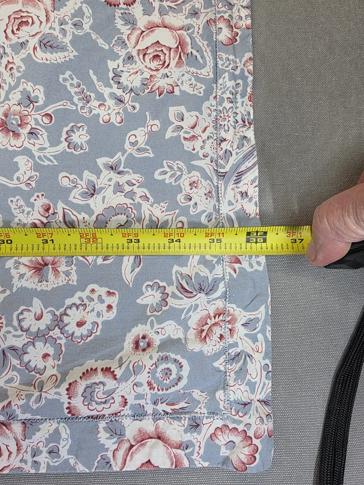 Lauren Ralph Lauren Queen Duvet Cover w/2 Shams Maddie Floral Striped Reversible - Image 4 of 4