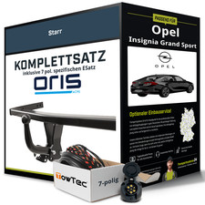 Für OPEL Insignia Grand Sport Typ Z18 Anhängerkupplung starr +eSatz 7pol 17- AHK