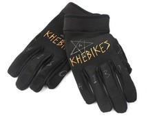 Gants BMX KHE 4130 M noir antidérapants tactiles VTT vélo