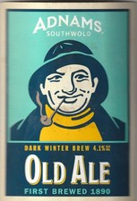 USED CURVED PUMP CLIP FRONT - ADNAMS BREWERY - OLD ALE