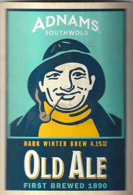 GEBRAUCHTE GEBOGENE PUMPENCLIP VORNE - ADNAMS BRAUEREI - OLD ALE
