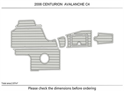 DuraEVA Seadek EVA Foam Boat flooring 2006-2009 Centurion Avalanche C4