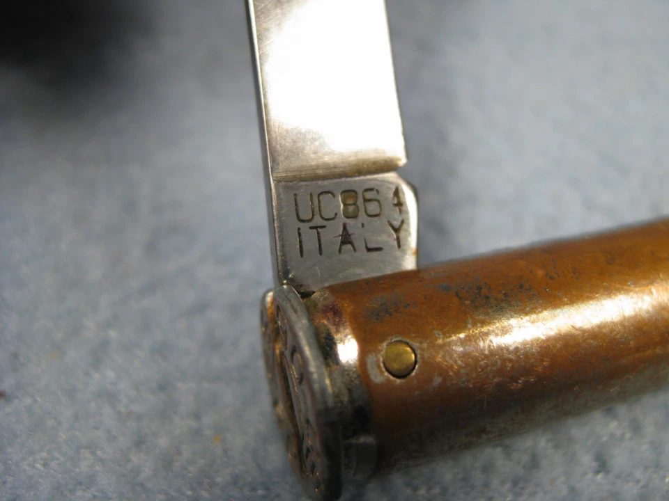 Vintage United UTC. UC.864 Italy 30-06 Shell Knife 4 3/4" Long - Image 4 of 4