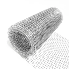 Hardware Cloth 1/4 inch 12inx10ft,Chicken Wire Mesh Fence,Galvanized After We...