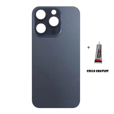 Vitre Arrière + Cache Batterie Bleue Pour IPhone 15 - Compatible NFC - Pièce Neuve
