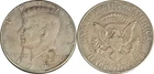 1967 KENNEDY SILVER HALF DOLLAR 50 CENTS AU/BU TONED COIN