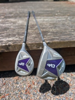 US Kids Golf 54W DV3 WT-15s 2 Club Junior Set USKG Driver & Hybrid RIGHT HAND