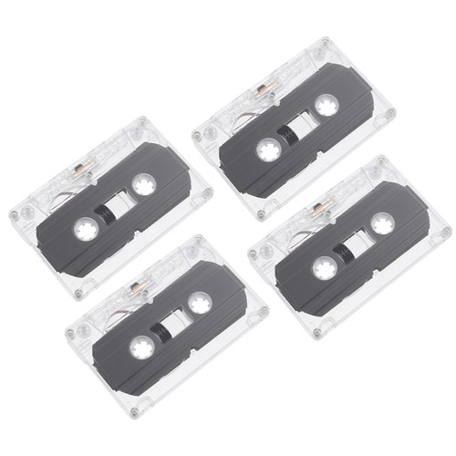 4 piezas cintas de casete vacías de cinta de audio para grabar estuches de almacenamiento en blanco - Imagen 2 de 12