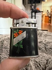 Vintage Chrome Ronson Princess Black Pocket L...
