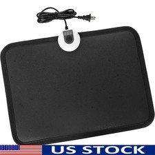 Electric Heated Floor Mats AC 110V Foot Heater Heated Foot Warmer Mat Under Desk
