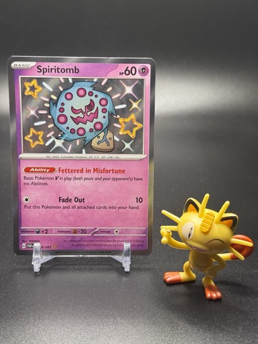 Spiritomb 158/091 Pokemon SV: Paldean Fates Holo - NM