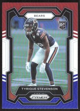 6168K 2023 Panini Prizm #316 Tyrique Stevenson Red White and Blue
